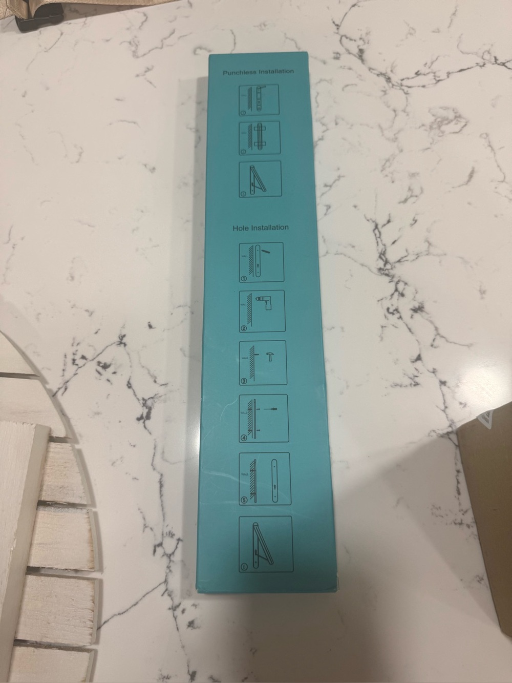 Aqua Wall-Mounted Storage Shelf Bracket - Home Storage & Organization